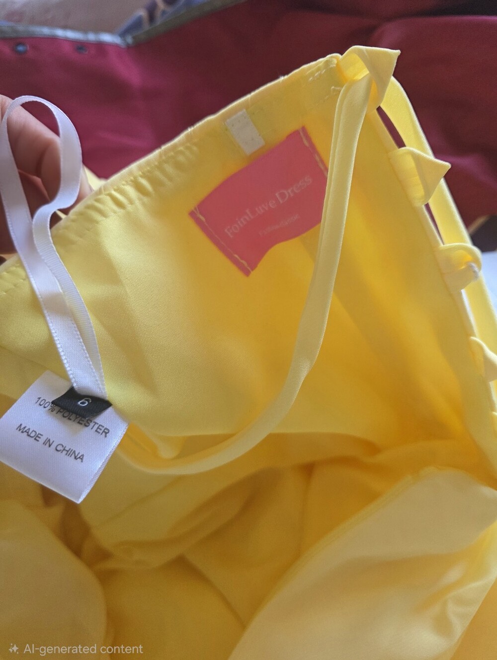 Lemon Yellow Ruffled Corset  Gown 6 - Picture 7 of 9